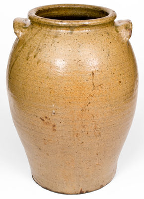 Very Rare Four-Gallon N RAMEY & CO Stoneware Jar, Pottersville, Edgefield District, SC, circa 1839