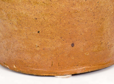 Four-Gallon Alkaline-Glazed Stoneware Jug Stamped 