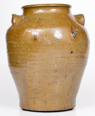 Stoneware Jar Stamped "II," attrib. Rev. John Landrum Pottery, Horse Creek Valley, Edgefield District, SC, c1820