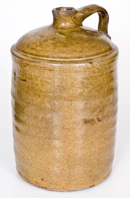 One-Gallon W.F. HAHN / TRENTON / SC Alkaline-Glazed Stoneware Jug