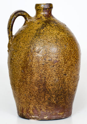 Small-Sized Alkaline-Glazed Stoneware Jug, attrib. Jesse P. Bodie Pottery, Kirksey s Crossroads, Edgefield District, SC