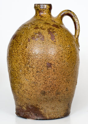 Small-Sized Alkaline-Glazed Stoneware Jug, attrib. Jesse P. Bodie Pottery, Kirksey s Crossroads, Edgefield District, SC