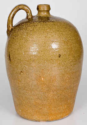 Alkaline-Glazed Stoneware Jug, attrib. B.F. Landrum, Edgefield District, SC, circa 1850