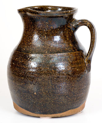 Alkaline-Glazed Stoneware Pitcher, attributed to Edward Stone, Buncombe County, NC, circa 1850