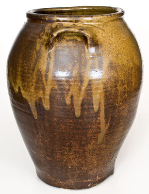 Fine Six-Gallon Jar attrib. Lewis Miles  Stoney Bluff Manufactory, Horse Creek Valley, Edgefield District, SC