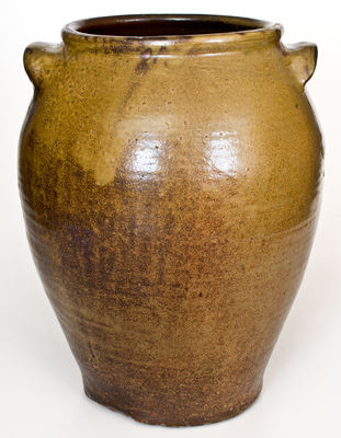Fine Six-Gallon Jar attrib. Lewis Miles' Stoney Bluff Manufactory, Horse Creek Valley, Edgefield District, SC