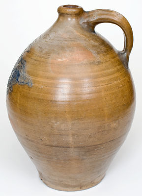 Outstanding Incised Eagle Jug by STEDMAN & SEYMOUR / NEW HAVEN, CT