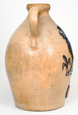 Exceedingly Rare & Important Rochester, NY Slip-Trailed Lion Water Cooler