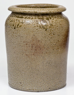 Salt-Glazed Stoneware Jar, Stamped
