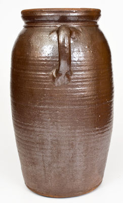 Six-Gallon WM PENLAND, Buncombe County, NC, Stoneware Churn