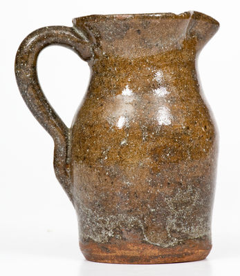 Miniature Alkaline-Glazed Stoneware Pitcher, attrib. Joe 