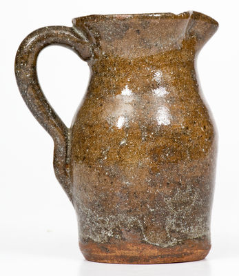 Miniature Alkaline-Glazed Stoneware Pitcher, attrib. Joe