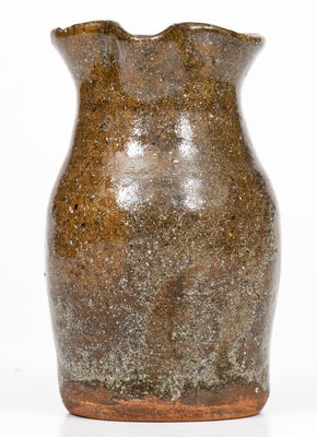 Miniature Alkaline-Glazed Stoneware Pitcher, attrib. Joe