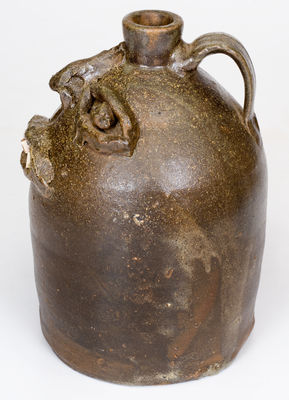 Rare Southern Stoneware Face Jug, Alabama or Georgia origin, late 19th / early 20th century