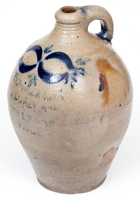 Fine One-Gallon COMMERAWS / STONEWARE / CORLEARS / HOOK Jug