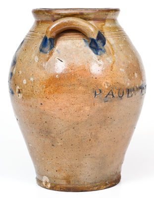 Fine One-Gallon PAUL : CUSHMANS Stoneware Jar