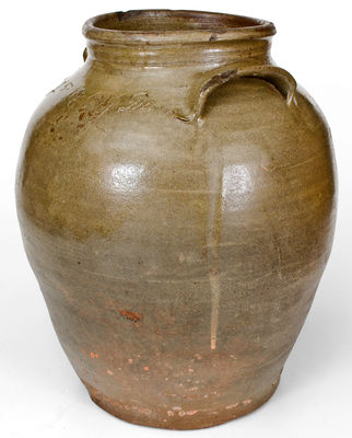 Rare and Important Nine-Gallon David Drake Stoneware Jar, 