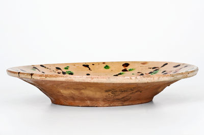 Very Rare Redware Bowl attrib. Solomon Loy, Alamance County, NC, c1825-40