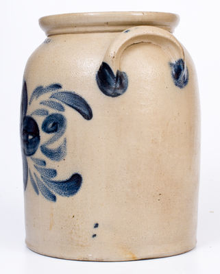 2 Gal. LYONS Stoneware Jar with Bold Cobalt Decoration