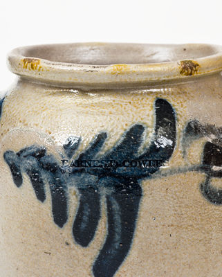 Very Rare EARNEST & COWLES (Baltimore) Stoneware Jar, circa 1830