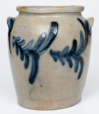 Very Rare EARNEST & COWLES (Baltimore) Stoneware Jar, circa 1830