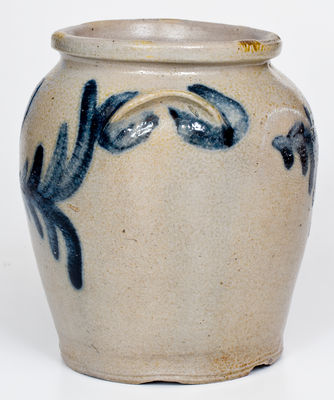 Very Rare EARNEST & COWLES (Baltimore) Stoneware Jar, circa 1830