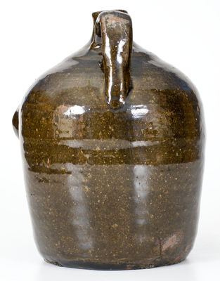 Exceedingly Rare Cheever Meaders, Cleveland, GA Stoneware Face Jug, second quarter 20th century