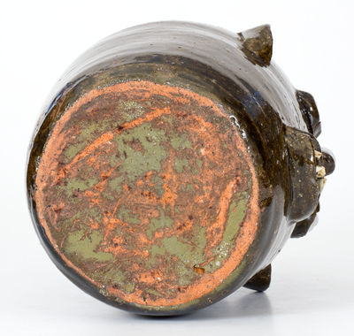 Exceedingly Rare Cheever Meaders, Cleveland, GA Stoneware Face Jug, second quarter 20th century