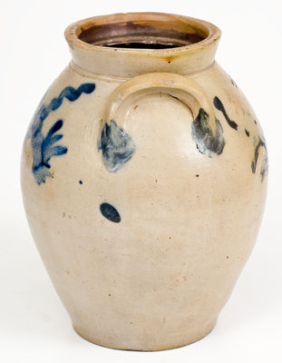 1 Gal. SMITH & DAY / NORWALK Stoneware Jar with Cobalt Decoration