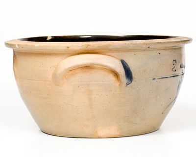 Rare D. P. HOBART, AGENT / WILLIAMSPORT, PA Stoneware Bowl