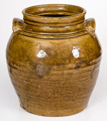 Fine Stoneware Jar with Incised Markings, attrib. Dave at Lewis Miles  Stoney Bluff Manufactory