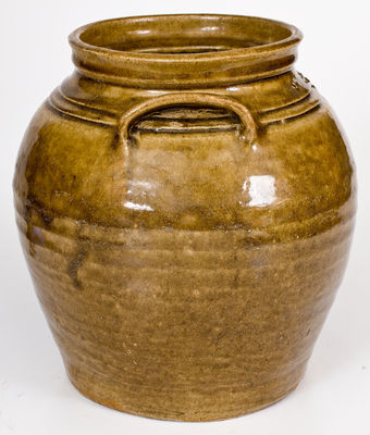 Fine Stoneware Jar with Incised Markings, attrib. Dave at Lewis Miles  Stoney Bluff Manufactory