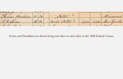 Exceedingly Rare Serren & Donaldson, Denton County, Texas, Stoneware Jar