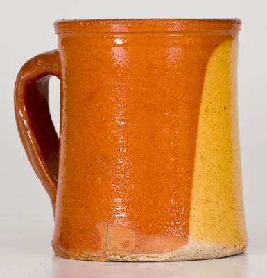 Rare Small-Sized Redware Mug, attrib. Galena, Illinois