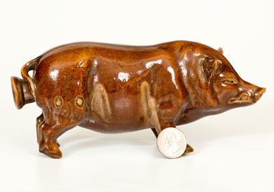 Monmouth, Illinois, Stoneware Pig Bottle