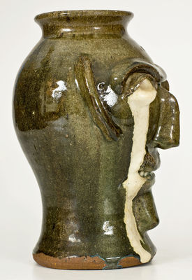 Extremely Rare B.B. Craig Face Vessel w/ Weeping Eyes