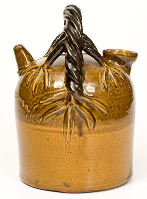 Rare Stoneware Presentation Harvest Jug Incised 