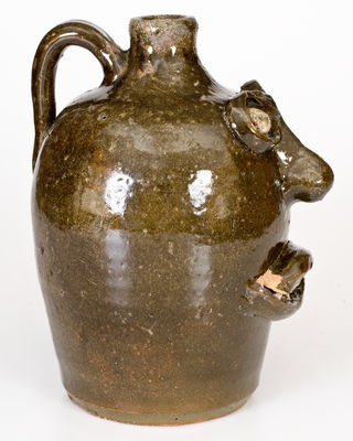 Extremely Rare Early Lanier Meaders Face Jug