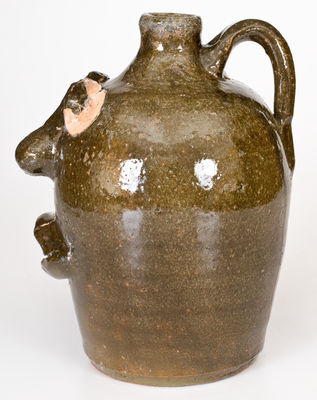Extremely Rare Early Lanier Meaders Face Jug