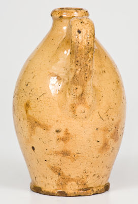 Very Rare Small-Sized Redware Jug, att. Loy or Albright Families, Alamance County, NC, late 18th / early 19th century