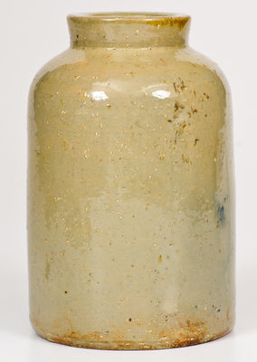 Celadon-Glazed JOHN BELL (Waynesboro, Pennsylvania) Stoneware Canning Jar