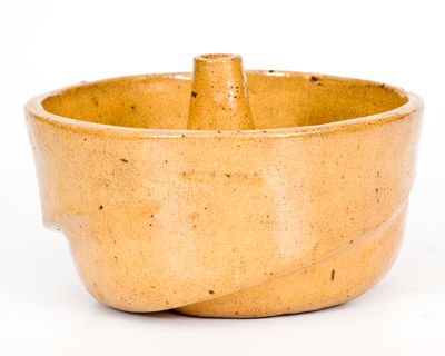 JOHN BELL Redware Turk s Head Mold, Waynesboro, Pennsylvania origin