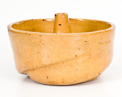 JOHN BELL Redware Turk s Head Mold, Waynesboro, Pennsylvania origin