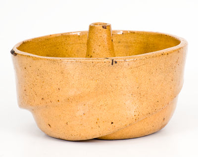 JOHN BELL Redware Turk s Head Mold, Waynesboro, Pennsylvania origin