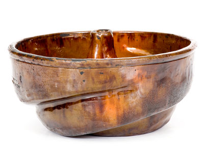 JOHN BELL / WAYNESBORO Redware Turk's Head Mold