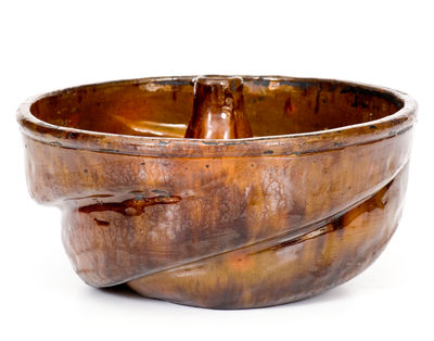 JOHN BELL / WAYNESBORO Redware Turk's Head Mold