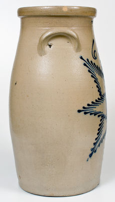 Outstanding 6 Gal. T. HARRINGTON / LYONS Stoneware Starface Churn