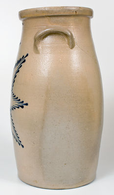 Outstanding 6 Gal. T. HARRINGTON / LYONS Stoneware Starface Churn