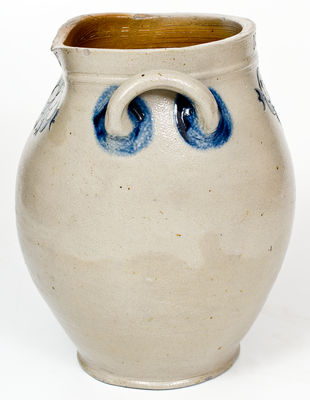 Extremely Rare and Important D. MORGAN / N. YORK Stoneware Jar, David Morgan, Corlears Hook, circa 1800