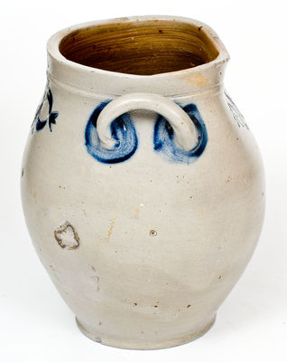 Extremely Rare and Important D. MORGAN / N. YORK Stoneware Jar, David Morgan, Corlears Hook, circa 1800